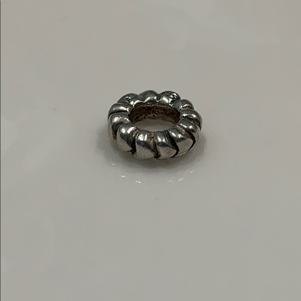 Pandora “small heart” sterling silver spacer